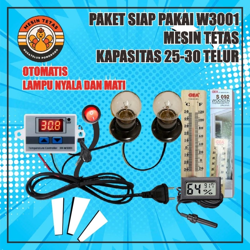 Paket Siap Pakai Komponen Mesin Tetas