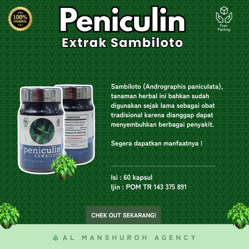 

PENICULIN - Ekstrak Sambiloto
