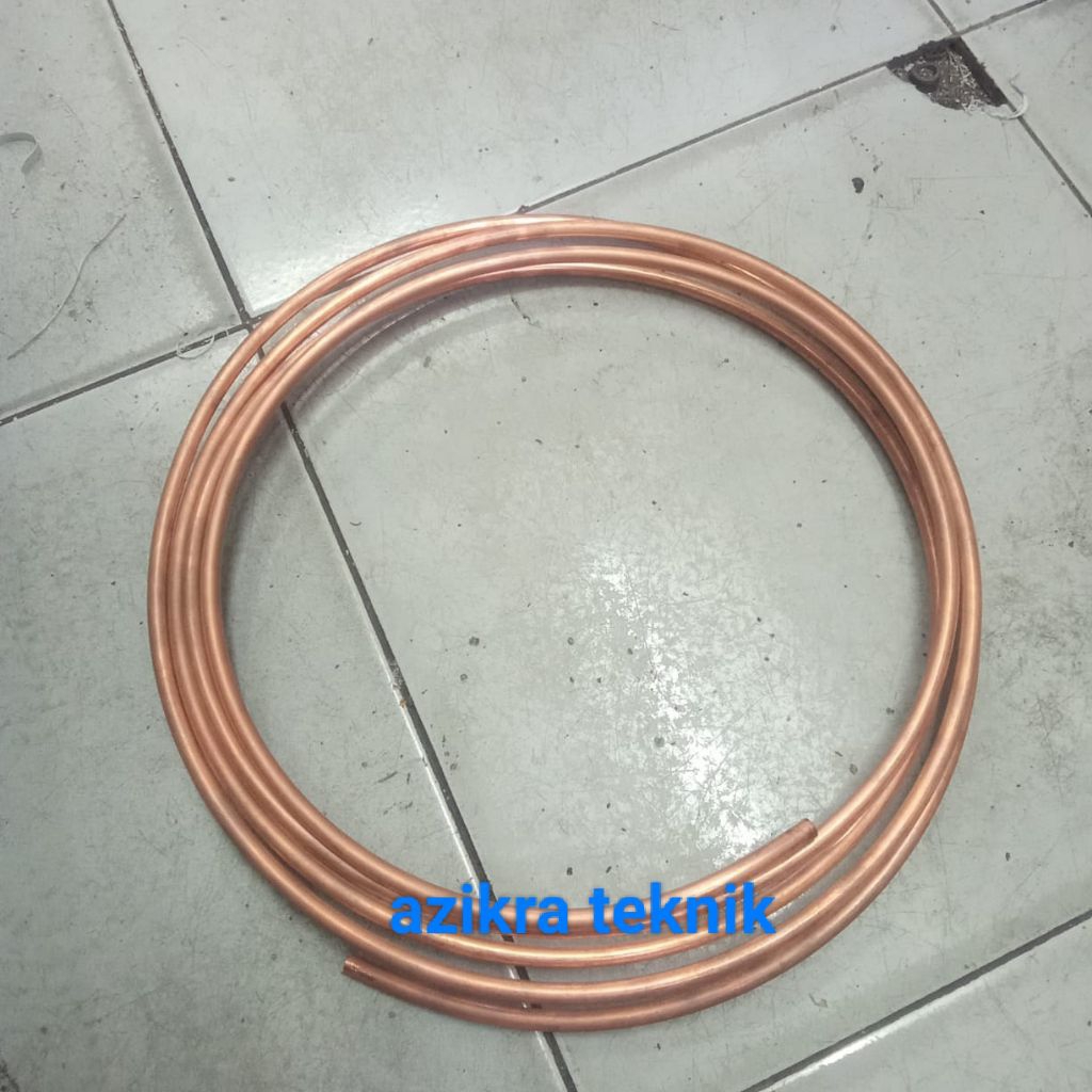 pipa tembaga ukuran 8mm / 1 mtr