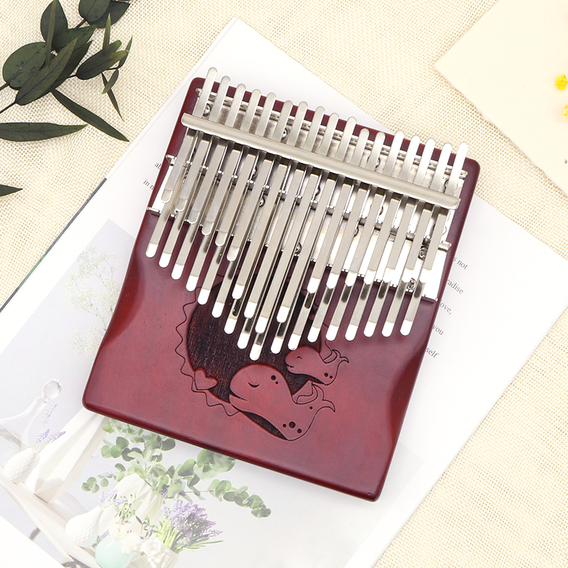 Kalimba 34 Tuts Kayu Mahoni Piano Jempol Piano Jari Akustik Alat Musik