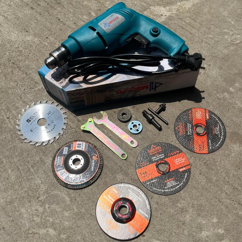 PAKET Mesin Bor Jadi Gerinda Mesin Bor Listrik Bor Gerinda Paket lengkap Mesin Bor Jadi Gerinda