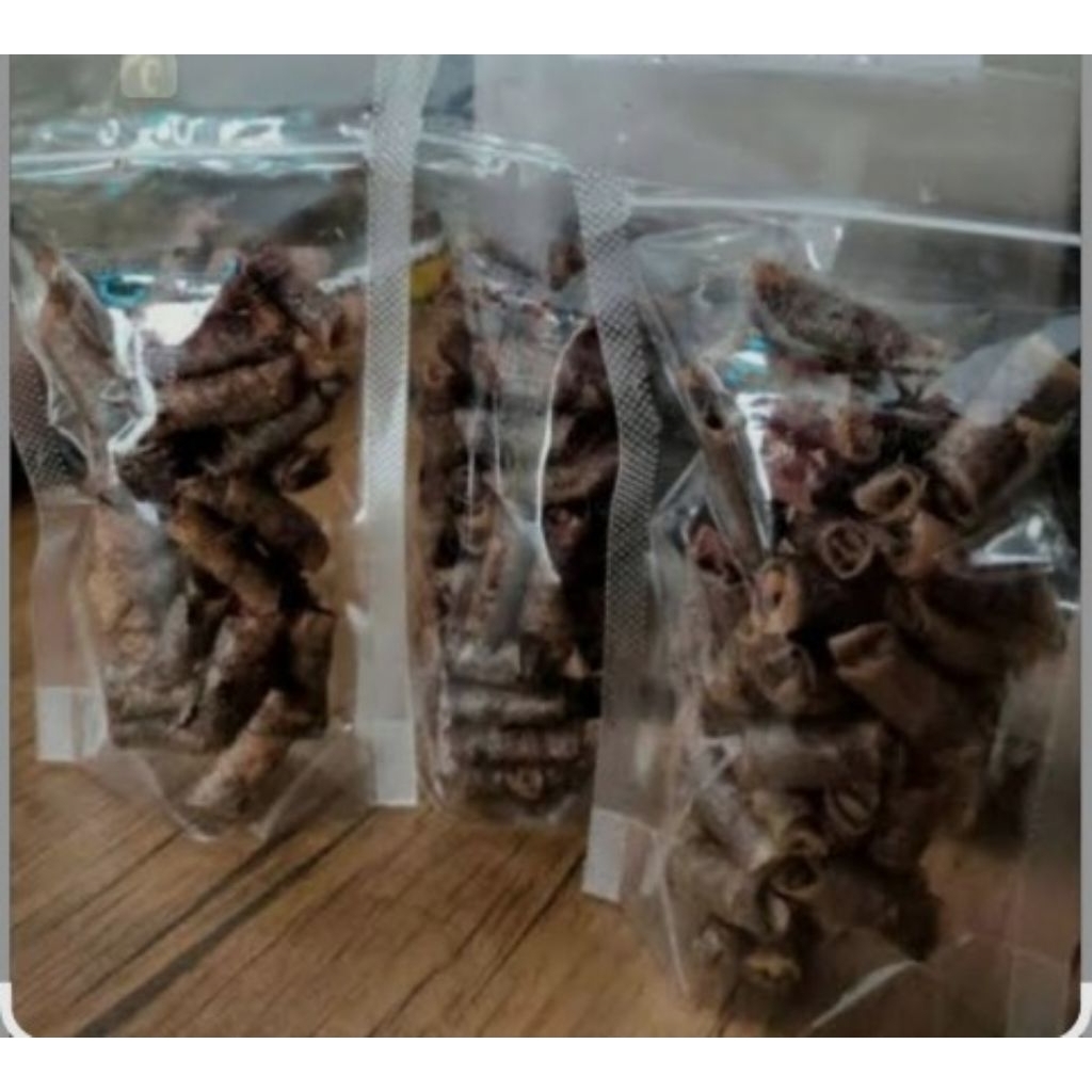 

keripik lumpia coklat