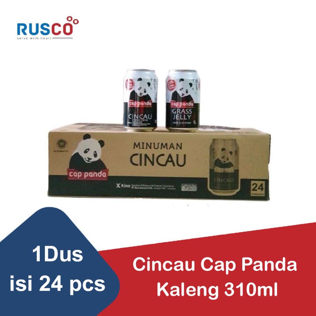 

Cincau Cap Panda Kaleng 310ml (1 Dus isi 24 pcs)