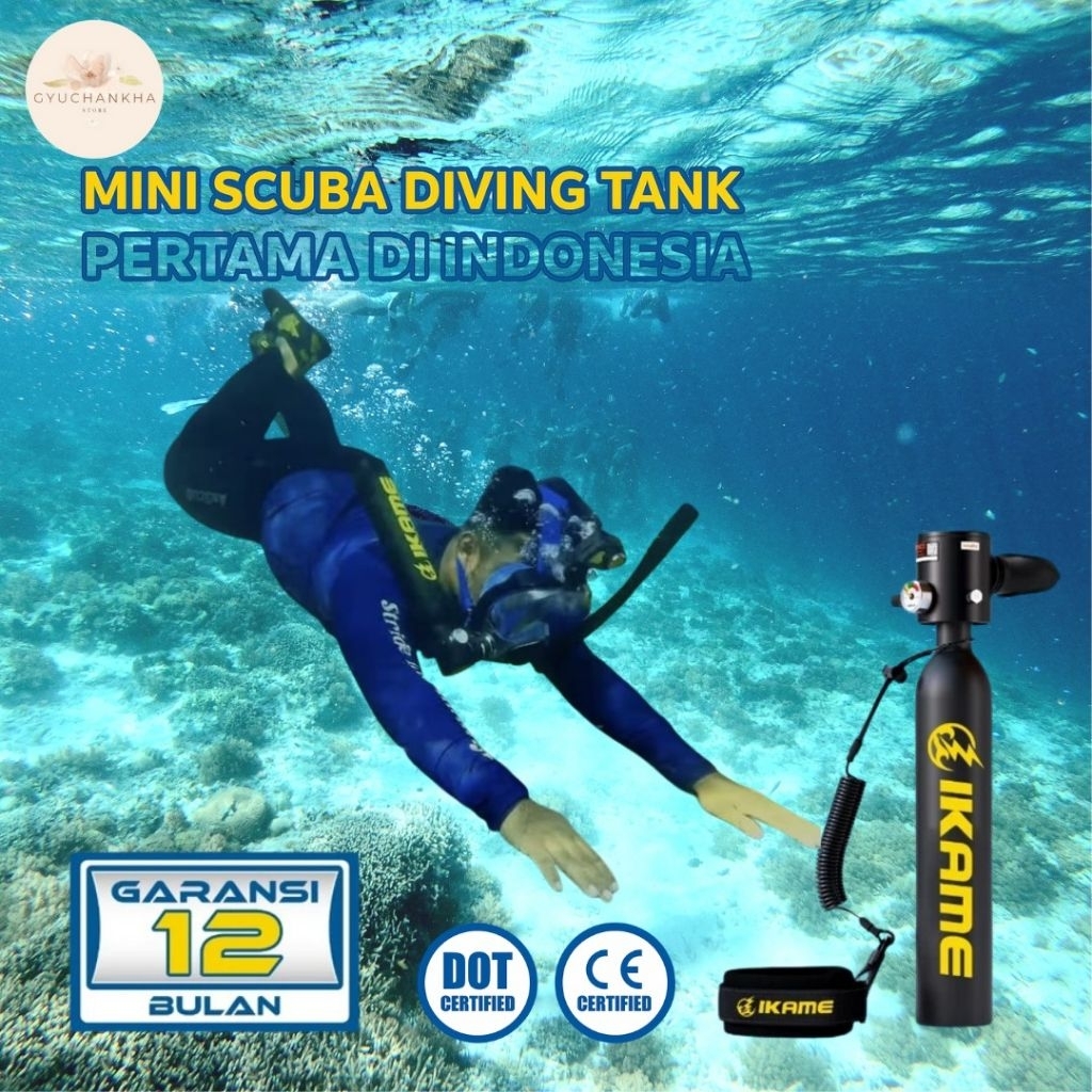 Tabung Oksigen Diving Mini - Peralatan Snorkeling & Scuba