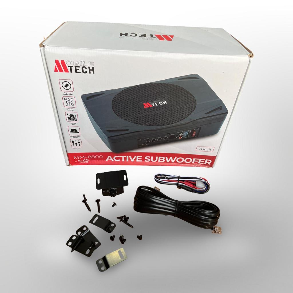 Subwoofer Kolong M TECH By LM AUDIO Underseat Speaker Active LM-80SS Sub Kolong LM Audio