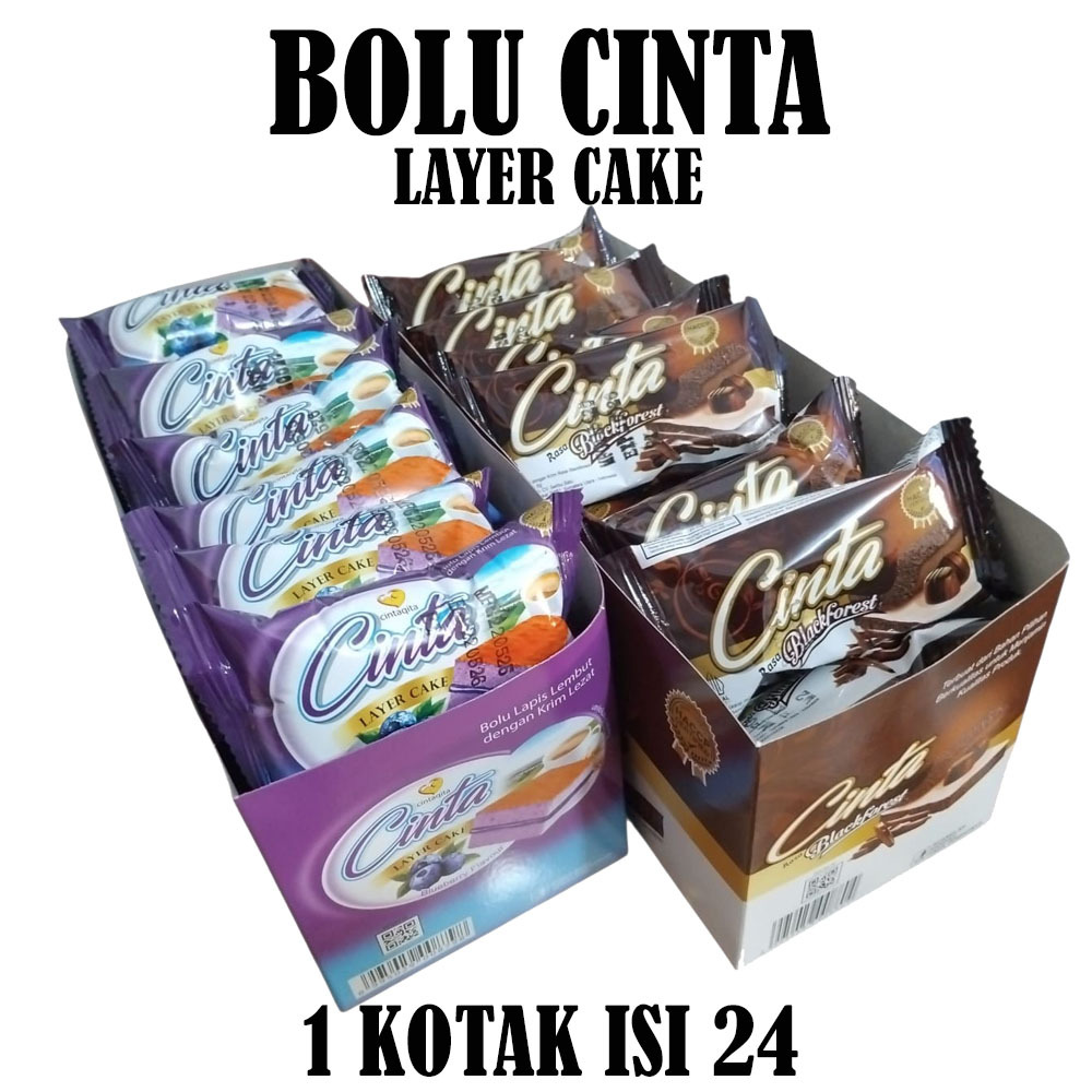 

BOLU CINTA LAYER CAKE ISI 24