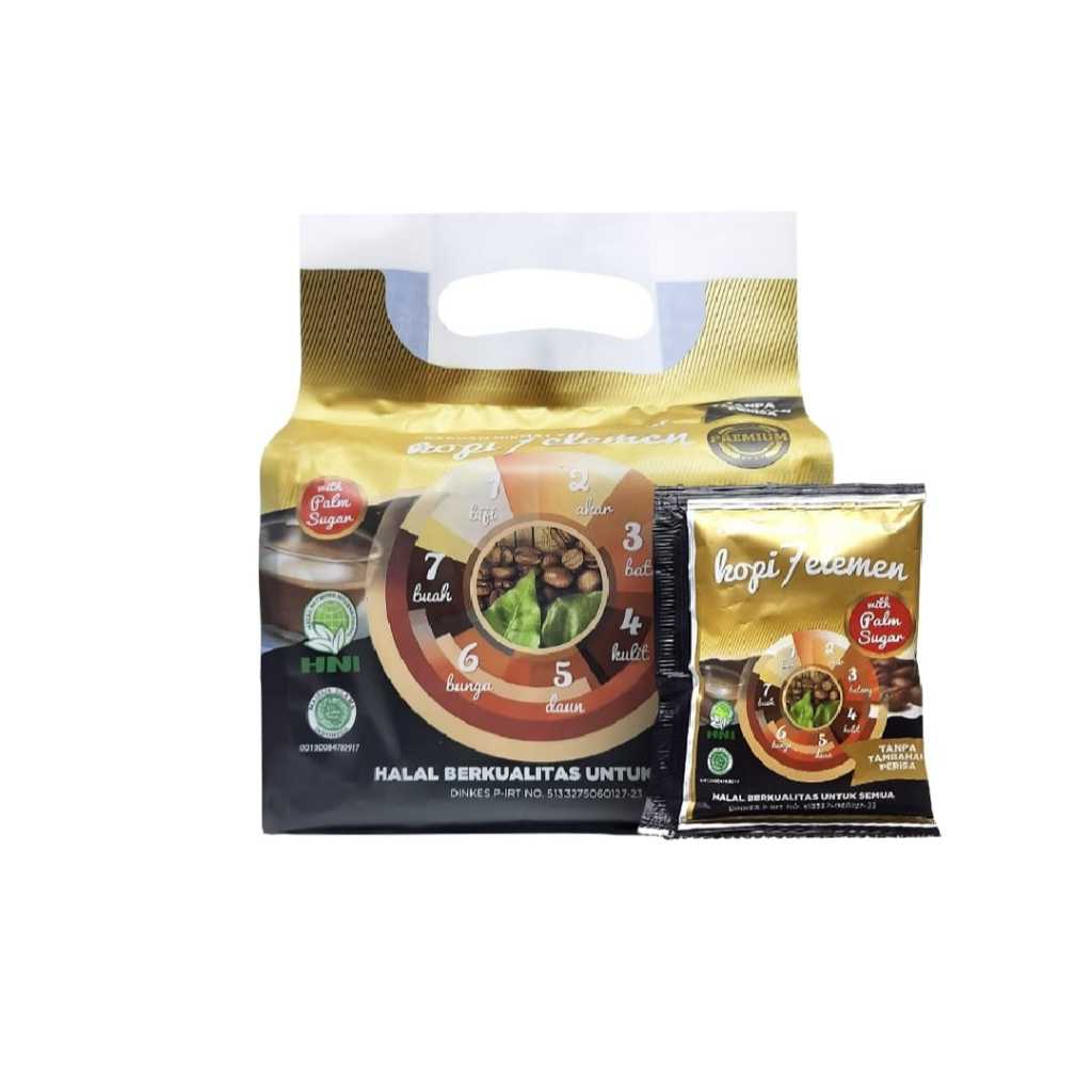 

Kopi HNI 7 Elemen Premium Isi 10 Sachet Original