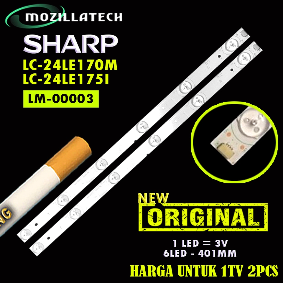 BACKLIGHT TV LED SHARP BACKLIGHT SHARP LC-24LE170I 24LE170I LC-24LE175I 24LE175I LC-24LE1701