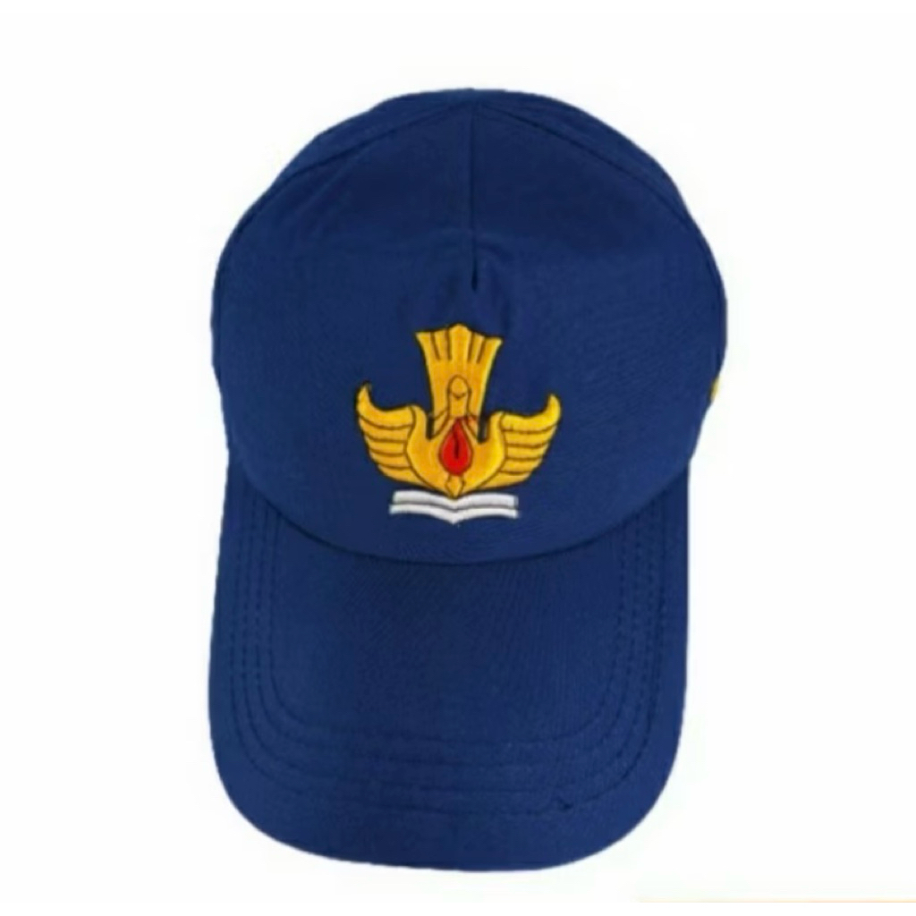 TOPI BIRU SMP / TOPI SEKOLAH ANAK SMP / TOPI SEKOLAH SMP BIRU