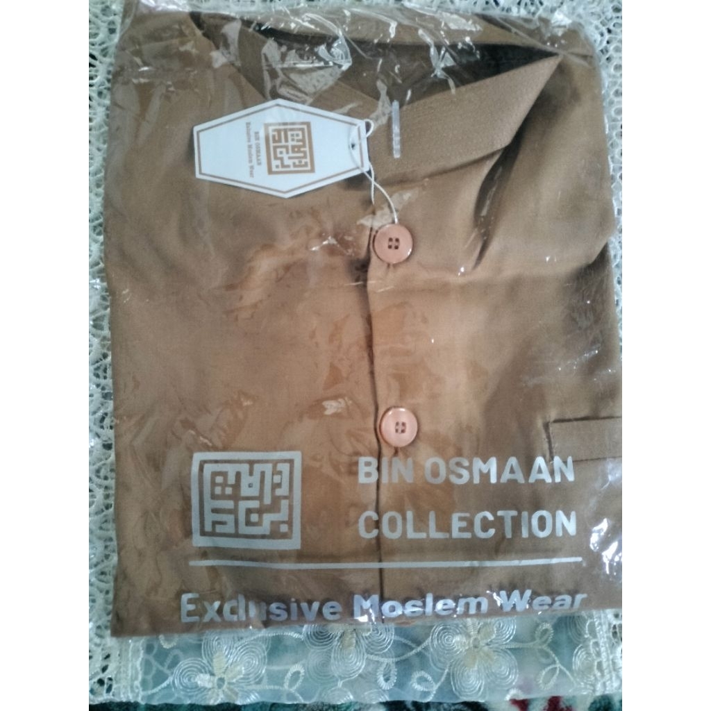 BAJU MUSLIM PREMIUM KOKO YAMANI KANTONG SAMPING BIN OSMAN