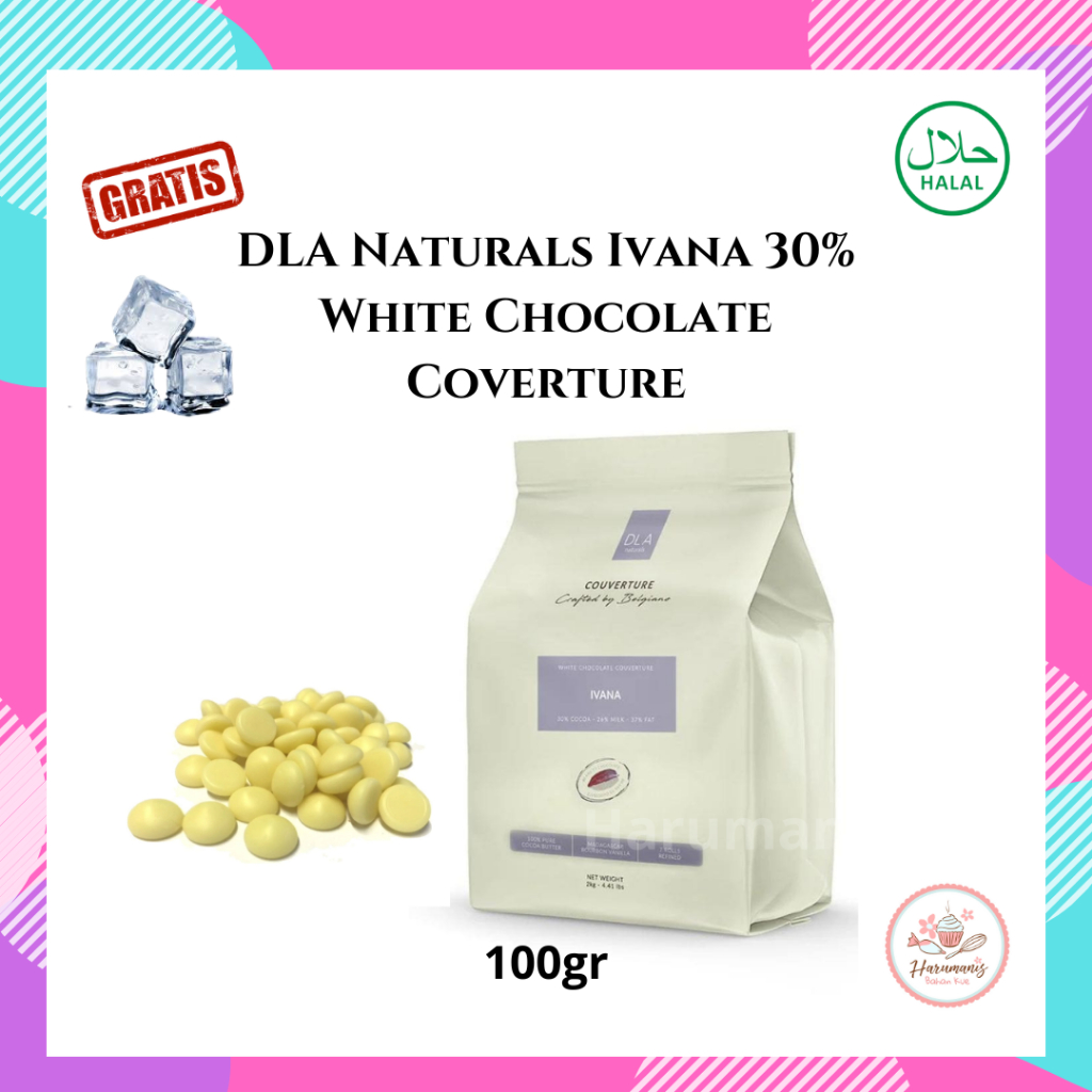 

DLA Naturals Ivana 30% White Chocolate Coverture 100gr
