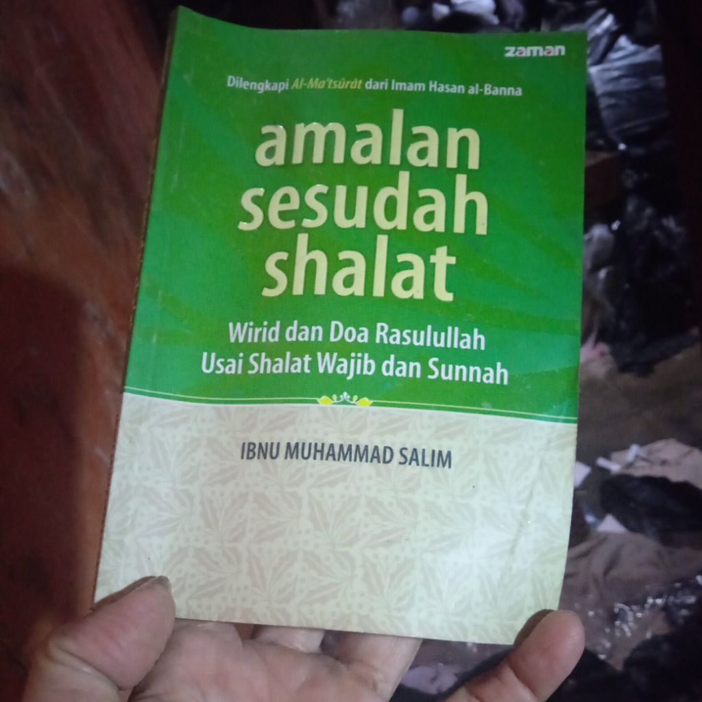buku Amalan sesudah Shalat,wirid dan doa Rasulullah Saw Usai Shalat Wajib dan Sunnah, buku original