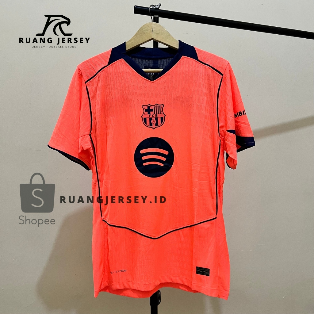 Player Issue Barcelona 3rd 2025/26 Jersey Sepak Bola Pria Dewasa High Quality