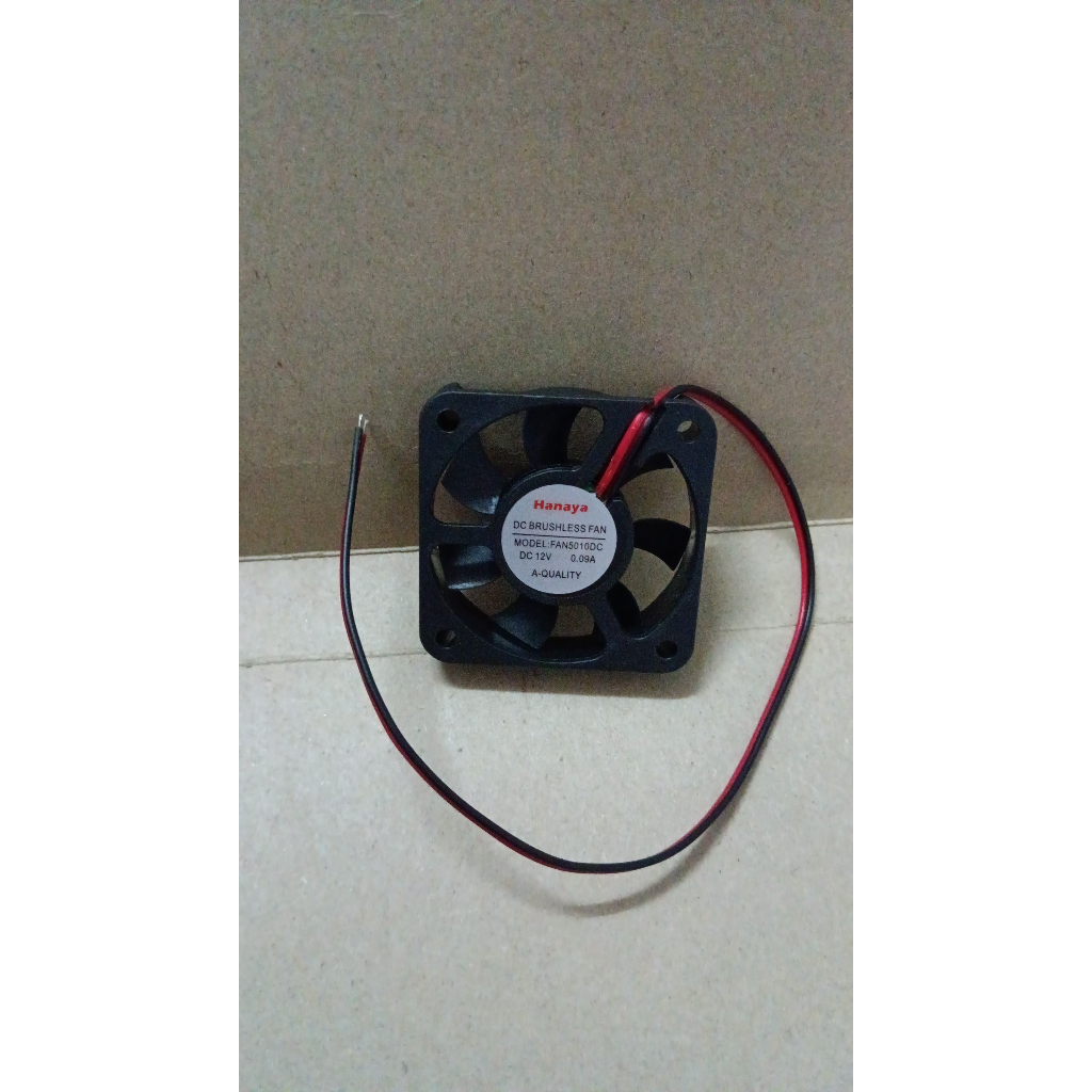 8328 fan kipas hanaya 5x5 5cm 5 cm dc 12v 12volt 12 volt fan5010dc