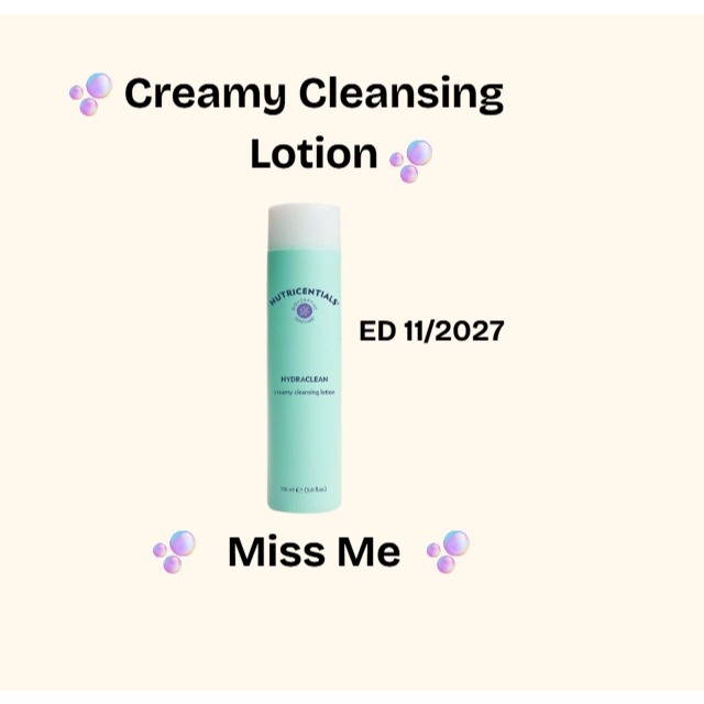 

Pembersih Wajah Creamy Cleansing Lotion Hydra Clean ED 11/2027