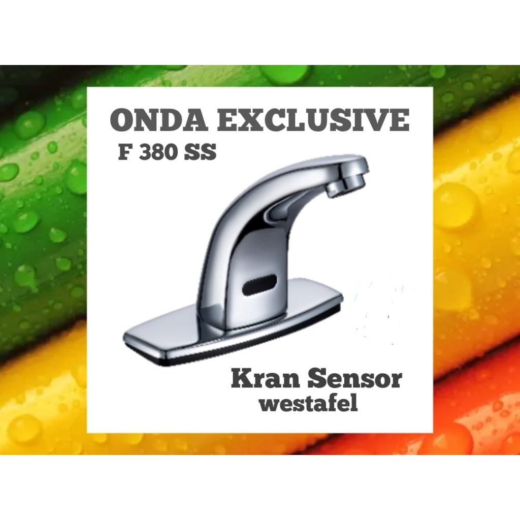 Kran Sensor Onda Exclusive F-380SS/Kran Sensor Automatic/Kran Westafel Cuci Tangan