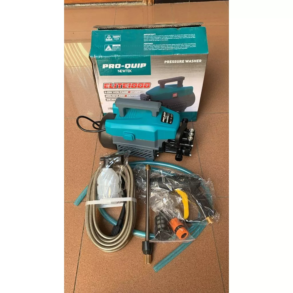 PROQUIP ELITE 1000 700W High Pressure Washer Alat Steam Cuci Motor & Mobil Jet Cleaner