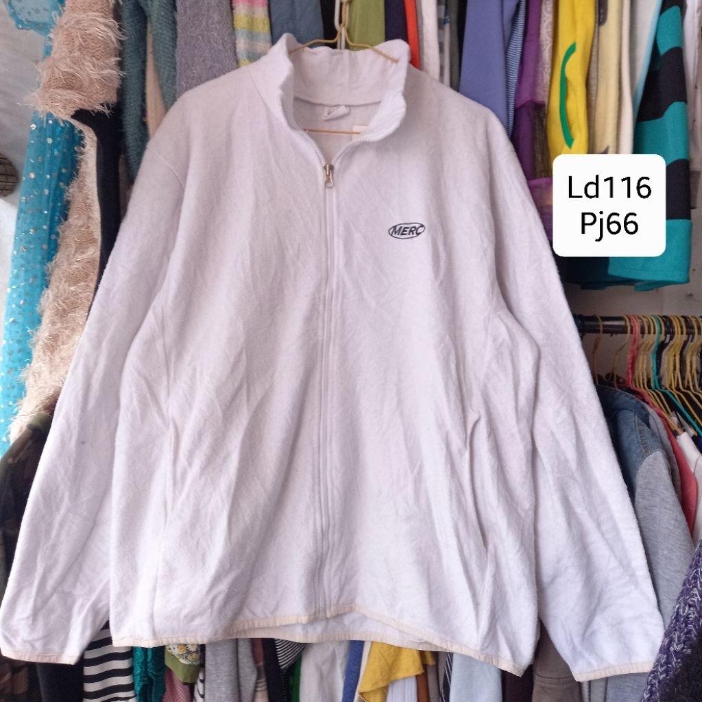 ACOVER JAKET PUTIH BERSAKU MERC