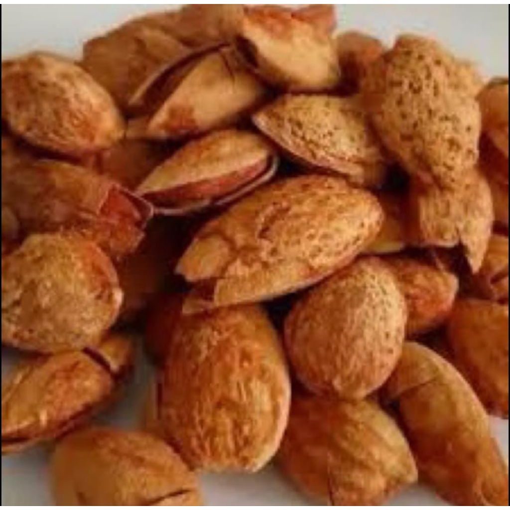 

Kacang Almond Cangkang Panggang PREMIUM - Butter Milk - Snack/Camilan Cemilan Enak - 500Gr