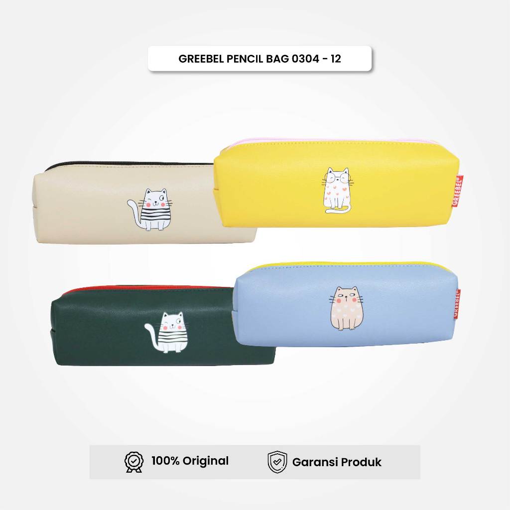 

Greebel Tempat Pensil Motif Aesthetic / Pencil Bag 0304-12 (1PCS) / Pencil Case Warna Pastel Imut