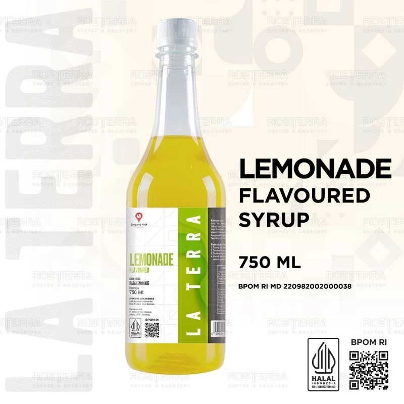 

La Terra Syrup Lemonade 750 ml | Flavor Sirup Minuman