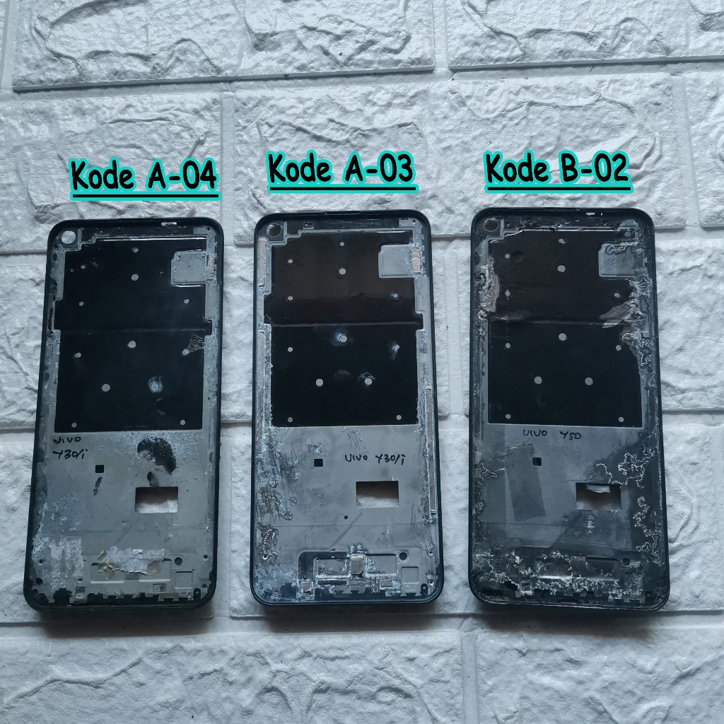 Frame Vivo Y30 /  Y30I / Y50 Tatakan LCD Original Copotan | Dudukan Layar HP | ABS