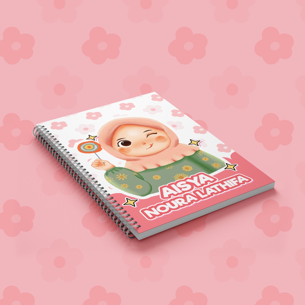

[CUSTOM] Buku Tulis anak lucu bergaris ring spiral Notebook A5 Motif Lucu / Fancy / Kartun / Karakter / Cute Notes Buku Tulis Sekolah