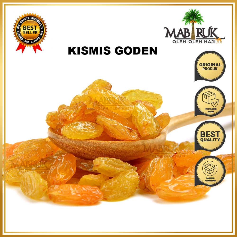 

Kismis Anggur Golden Raisin / Kismis Asam Manis Raisin Star untuk Oleh Oleh Haji dan Umroh