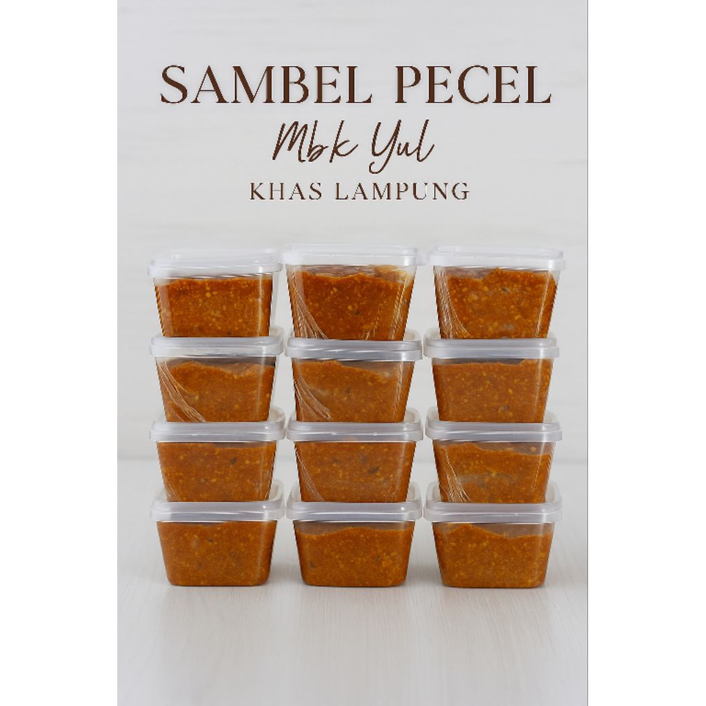 

Sambel Pecel Mbk Yul – Khas Lampung Asli, Gurih Pedas Nikmat berat 250g