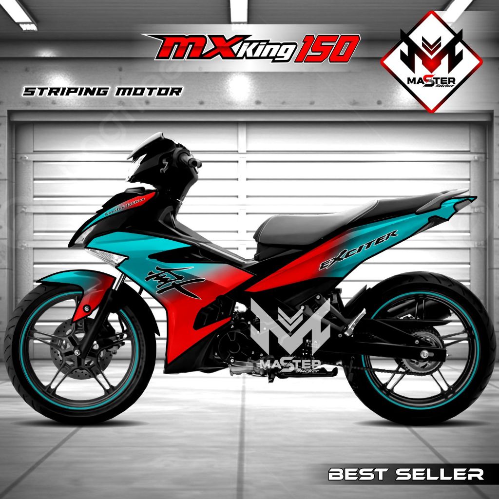 Stiker Mx King 150 Striping Yamaha MX KING 150 Semi Full Gradasi Warna