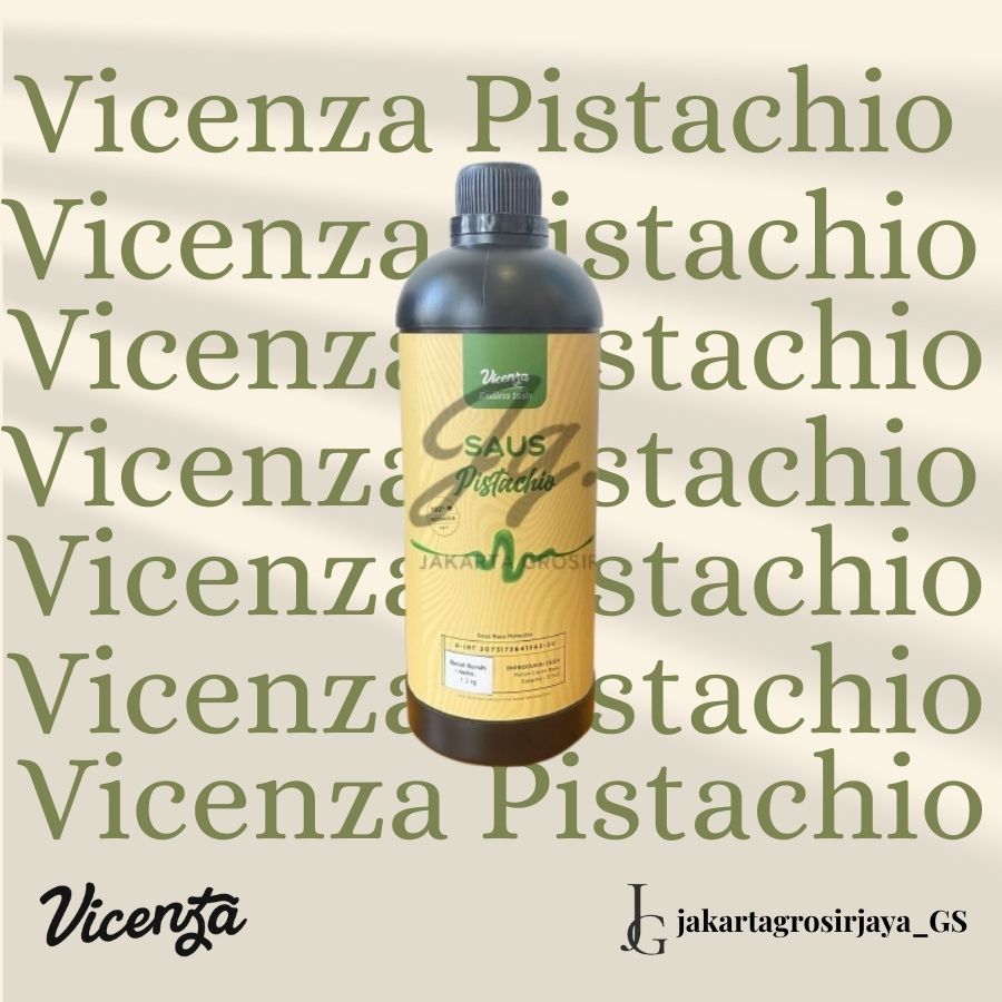 

Saus Pistachio 1.2kg - Vicenza | Topping Minuman & Dessert | 100% Produk Indonesia