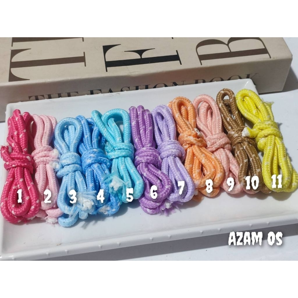 tali kepang motif 4mm per 1 yard