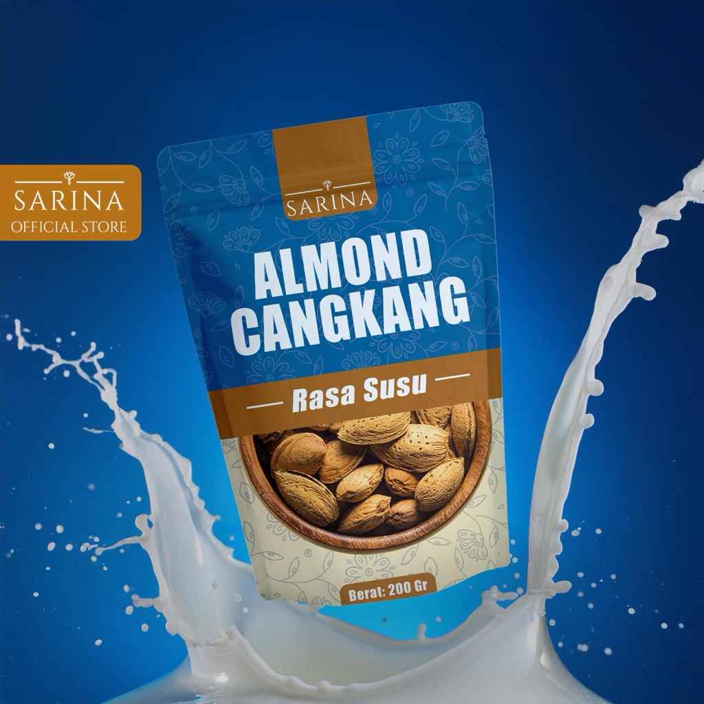 

ALMOND Kacang ALMOND Roasted Milk flavour In Shell/ Kacang Cangkang Arab Rasa Susu/ Kacang Kulit Almond Panggang