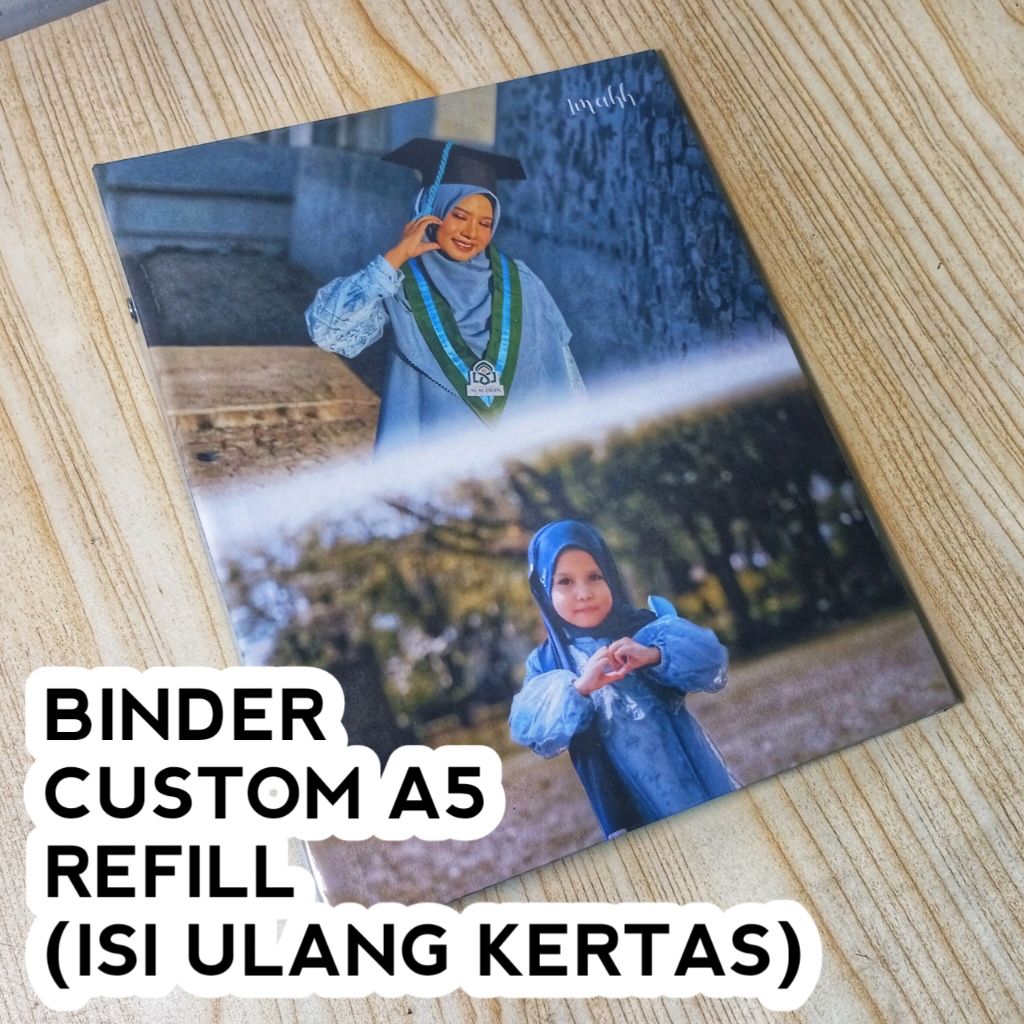 

Binder Custom A5 Refill (Isi Ulang), Souvenir, Kado Ulang Tahun