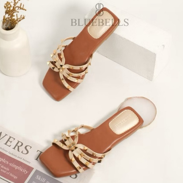 Bluebells EASTER Sandal Tali Studed Flat Wanita