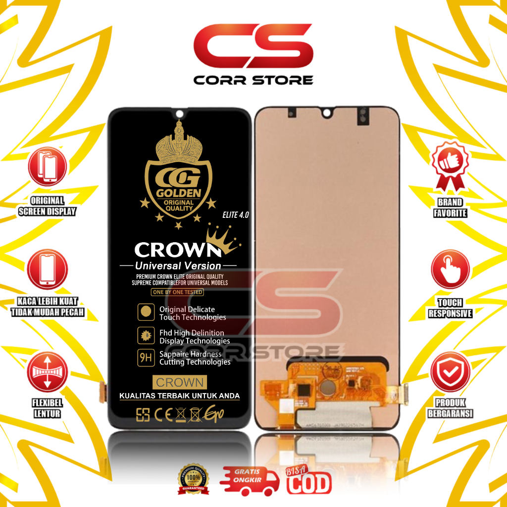 LCD TOUCHSCREEN SAMSUNG A70 A705 A705F ORIGINAL LCD SAMSUNG GALAXY COMPLETE FULLSET