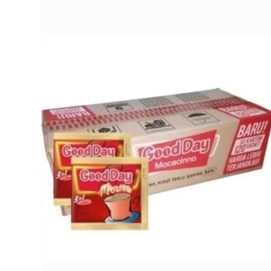 kopi good day mocacinno 1 dus isi 120 sachet