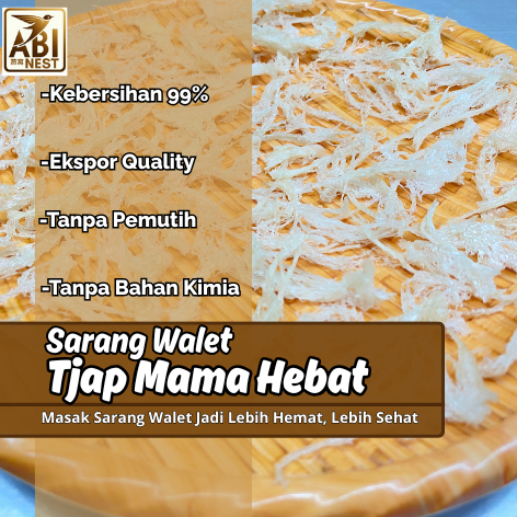 

Sarang Burung Walet Birdnest Patahan Kecil 1 gram