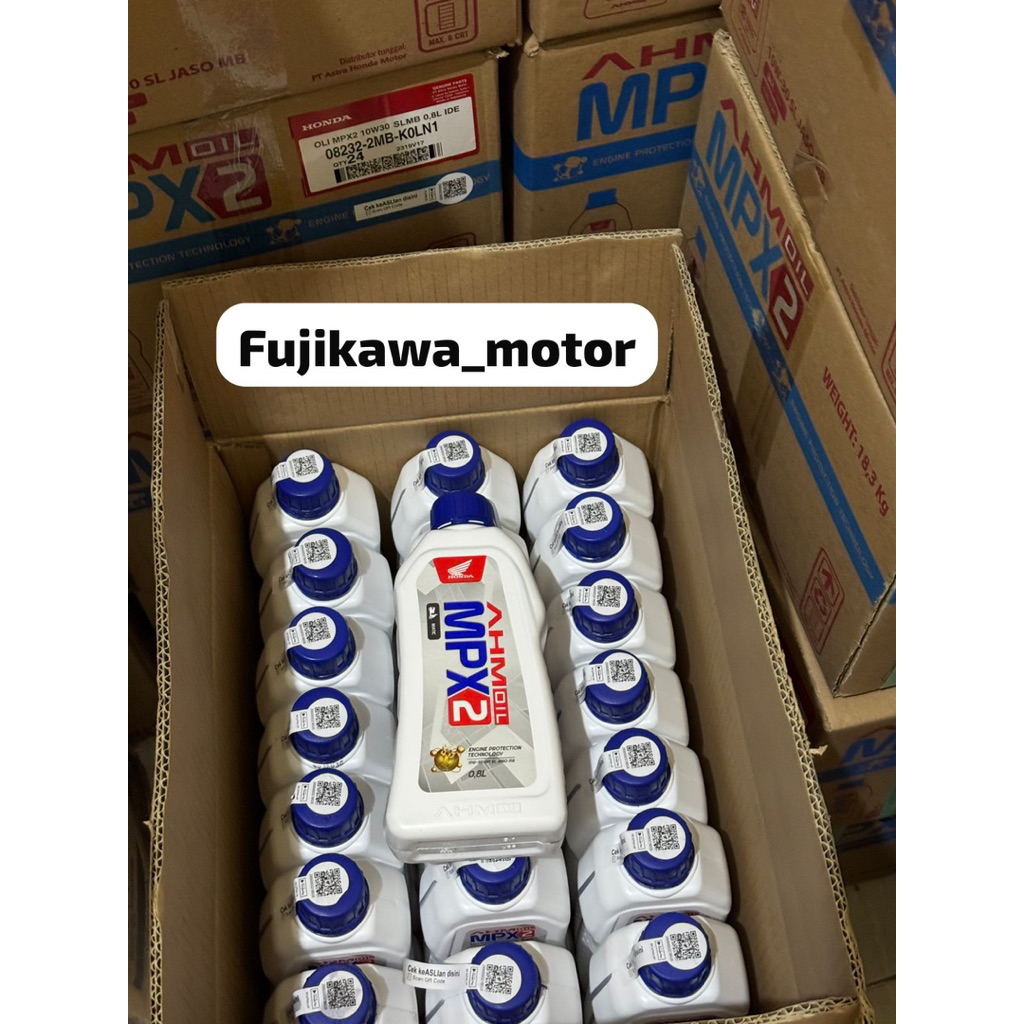 Oli MPX2 800ml  1 dus 24botol oli dri pabrik utk motor MATIC HONDA, BEAT, VARIO, VARIO125,SCOOPY, SP