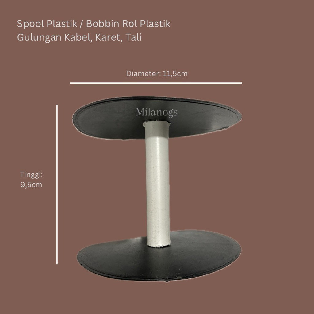 Bobbin Plastik / Plastik Spool / Gulungan Kabel / Roll Tali