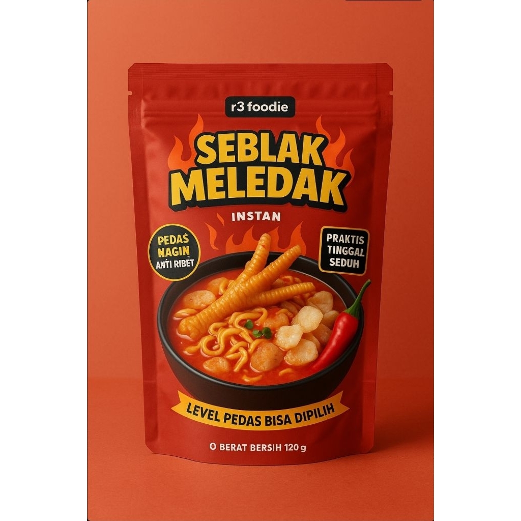 

Seblak Instan Meledak - Level pedas bisa di sesuaikan [R3Foodie]