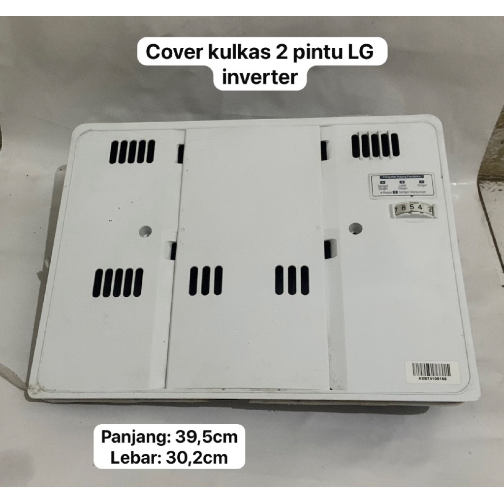 COVER ERVAP KULKAS 2 PINTU LG INVERTER BAGIAN DALAM DAN LUAR ORIGINAL SECOND