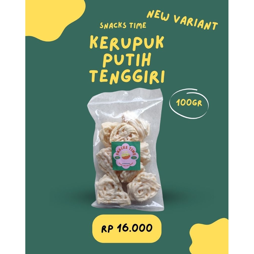 

KERUPUK PUTIH TENGGIRI 100GR