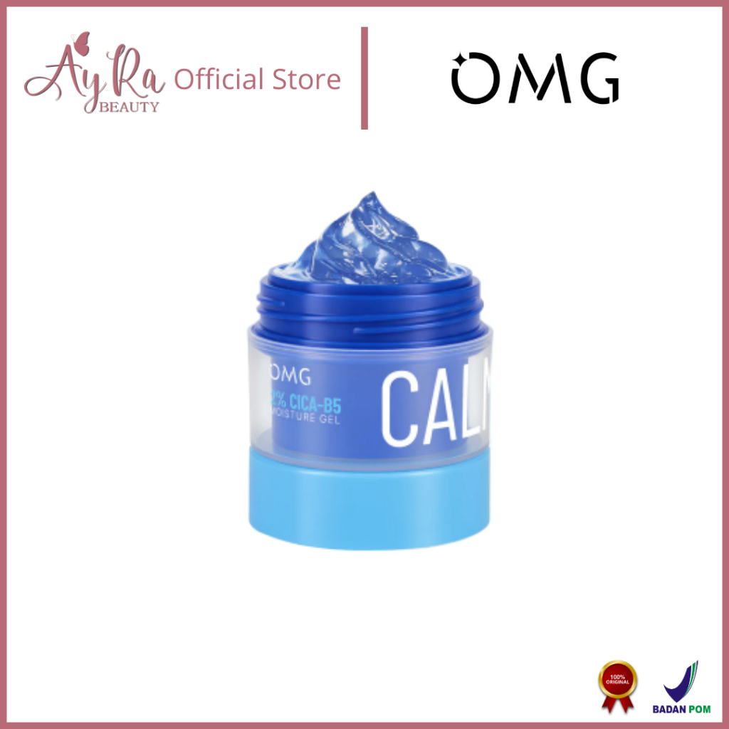 AyRa Beauty - EW OMG OH MY GLOW 2% Cica-B5 Calming Moisturizer Gel 45 g - Pelembab Wajah - Mengurang