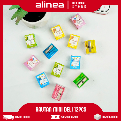 

[12PCS] Rautan Deli H032 Grosir | Rautan Pensil Murah Sekolah & Kantor