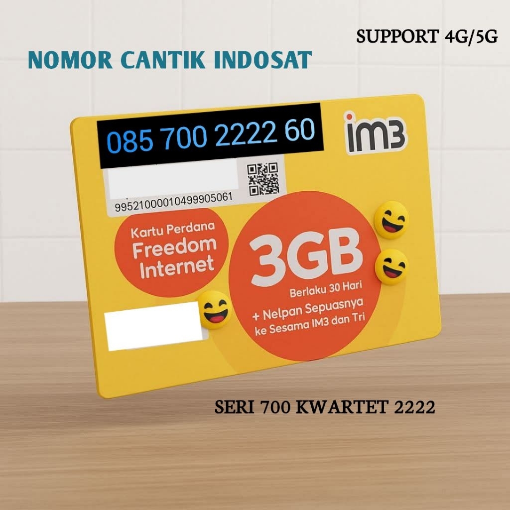 NOMOR CANTIK TELKOMSEL KWARTET 2222