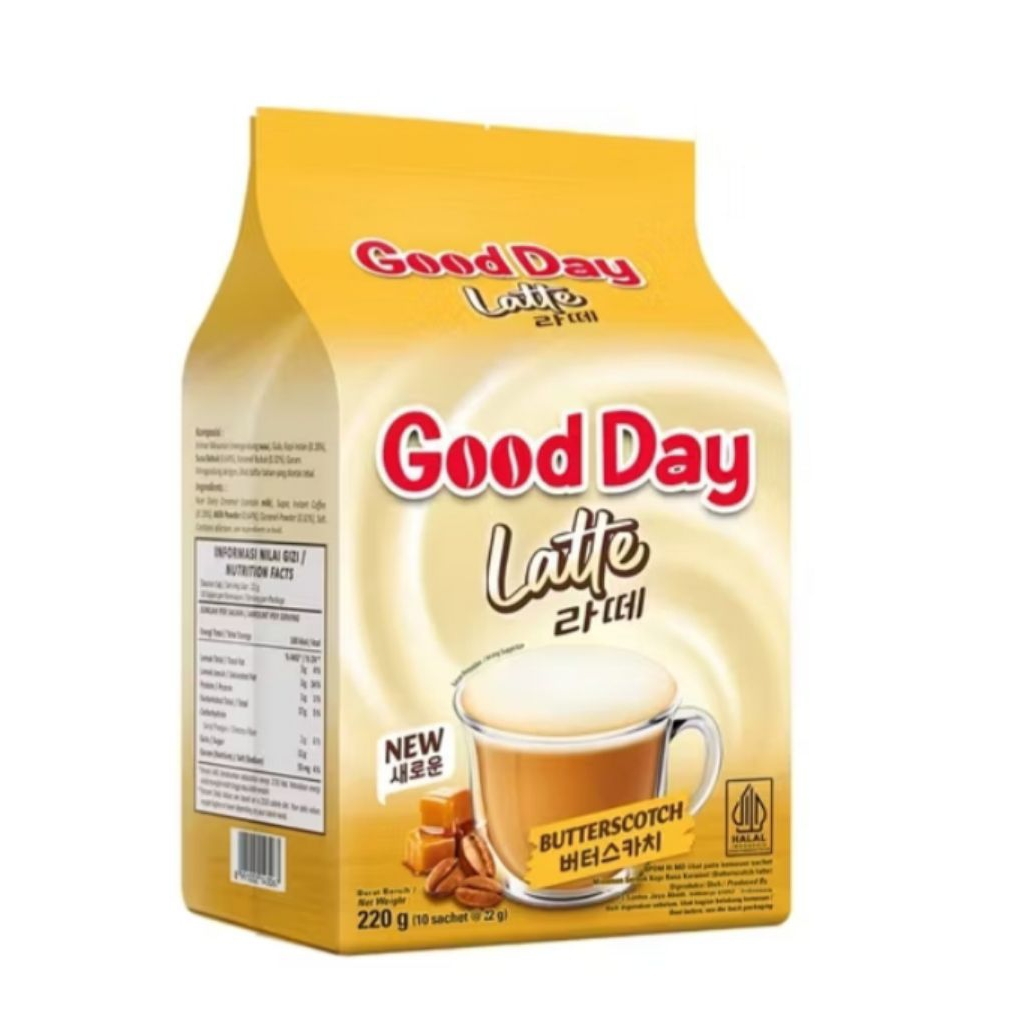

Good day latte butterscotch 220g(10 sachet @22g)