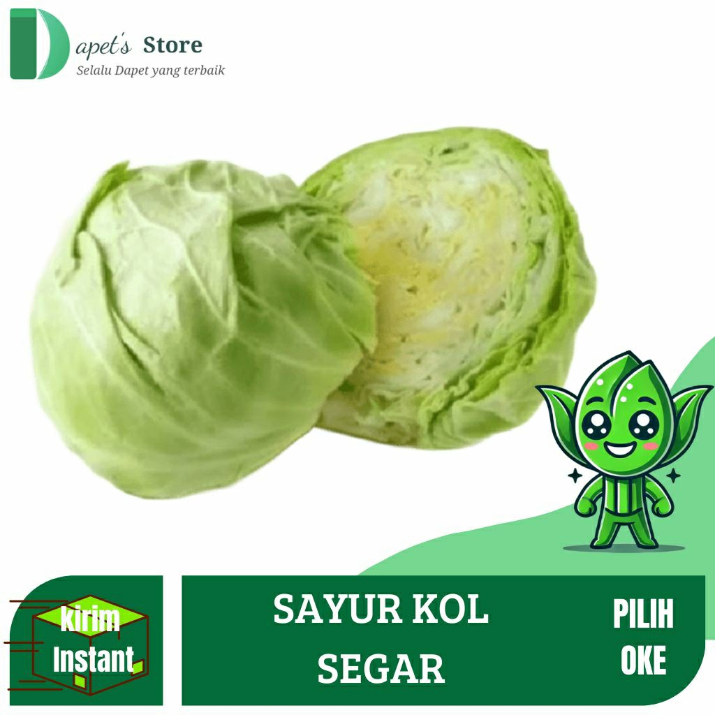 

Sayur Kol Segar Sayur Kol Pilihan Bagus Paket Hemat Kiloan - Dapet'S Store