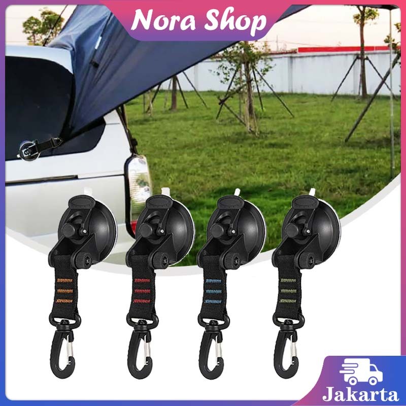 Gantungan Suction Cup Multifungsi Camping Outdoor Campervan Jj / Pengait Tenda Flysheet Campervan / 