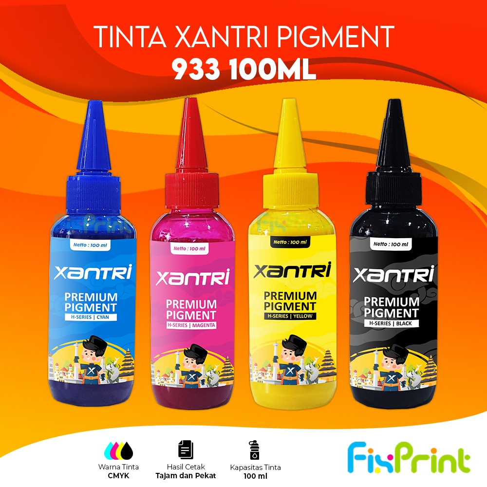 Tinta Pigment 90ml Cartridge CISS HP 932 933 950 951 952 953 954 955 Pigmen Pigment Ink